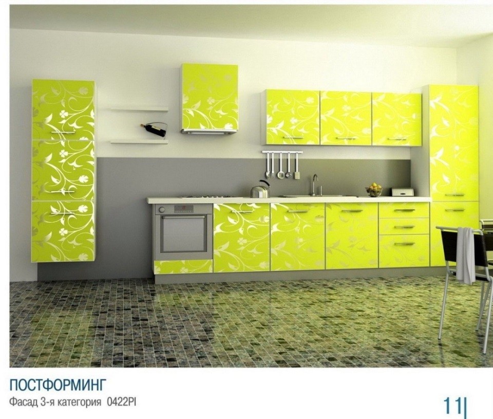 Кухня Монтанья с рисунком в Замоскворечье. Купить кухню недорого. Цена со скидкой